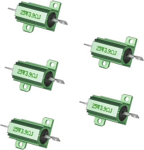 Miniatura 3 de Resistencia bobinada 10W 100 Ohm 5% Resistencias de carcasa de aluminio - 5pcs