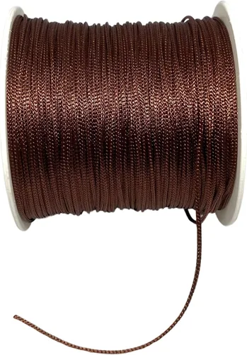 Miniatura 8 de Hilo de cuentas de poliéster de 0.039 pulgadas para bricolaje, opciones de varios colores, collar de amistad de macramé, cuerda para hacer pulseras