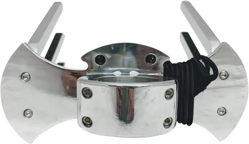 Miniatura 4 de Krypt Towers Estante para wakeboard, soporte de torre de wakeboard de aluminio pulido, base de ángulo ajustable a nivel con barco, abrazadera