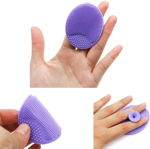 Miniatura 4 de Limpiador facial, cepillo de limpieza facial de silicona suave, esponja de masaje, eliminación de puntos negros, exfoliante para pieles sensibles