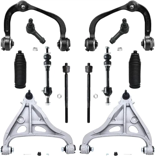 Miniatura 108 de Detroit Axle - Kit de extremo delantero para Ford 1998-2001 Explorer Mercury Mountaineer, 4 barras estabilizadoras delanteras y traseras, 2 brazos