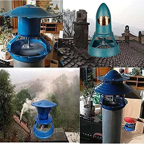 Miniatura 4 de Ventilador de tiro inducido por chimenea doméstica Ventilador de escape de 120 W, máquina de humo de escape doméstico, ventilador de chimenea