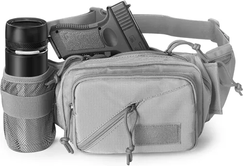 Miniatura 3 de Funda de transporte oculto para pistola en la cintura, bolsa táctica de transporte oculto para pistola, riñonera con funda para pistola de mano