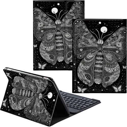 Miniatura 29 de Para Samsung Galaxy Tab S6 Lite Funda 2022/2020 Teclado Inalámbrico Desmontable Y Cubierta De Soporte De Cuero PU Funda Protectora Para Samsung