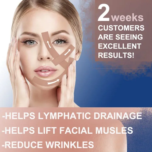 Miniatura 6 de Akissos Cinta de elevación miofascial facial Cinta de elevación facial Cintas tonificantes faciales Parches antiarrugas Adhesivos anticongelación