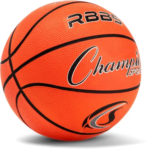 Miniatura 2 de Champion Sports® Rubber Basketballs – Heavy Duty Pro-Style, Indoor/Outdoor Use, Premium Basketball Equipment for Physical Education, Various Sizes &