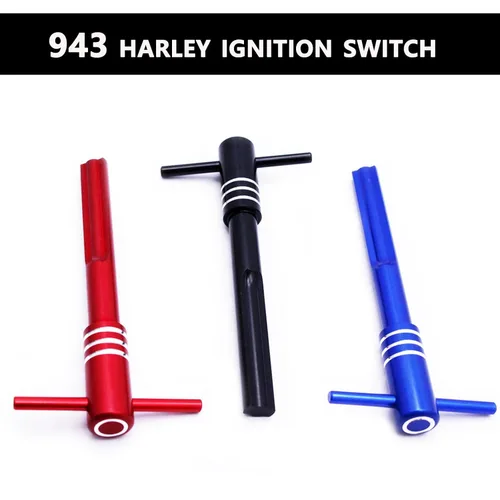 Miniatura 2 de Kit de herramientas de alineación de carcasa de interruptor de encendido para motocicleta 943 para Harley Street Glide 2003-2013 (negro)