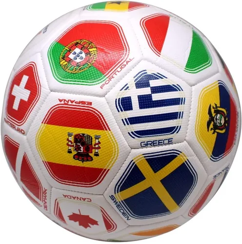 Miniatura 7 de Balón de fútbol al aire libre con bandera mundial 2026 para entrenamiento de bandera mundial, tamaño 5 (grado S)