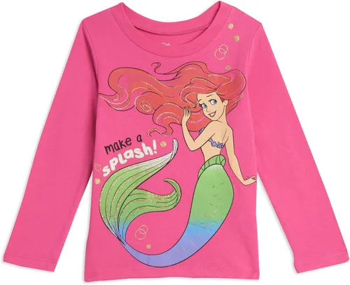 Miniatura 4 de Disney Princess Ariel Cenicienta Belle - Paquete de 3 camisetas de bebé a niño grande
