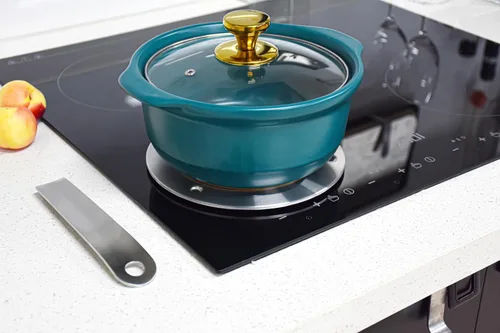 Miniatura 3 de Difusor de calor de 5.5 pulgadas, adaptador de inducción de acero inoxidable con puntos cóncavos para estufa de gas eléctrica, placa de inducción
