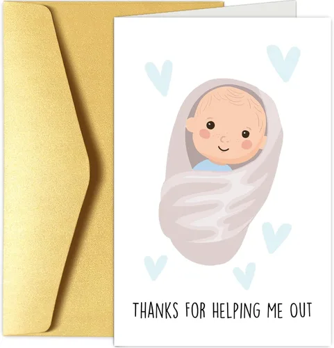 Chenive Tarjeta de agradecimiento para matrona obstetra, obstetra, obstetra, tarjeta de agradecimiento a ginecología de Doula, regalo de médico de