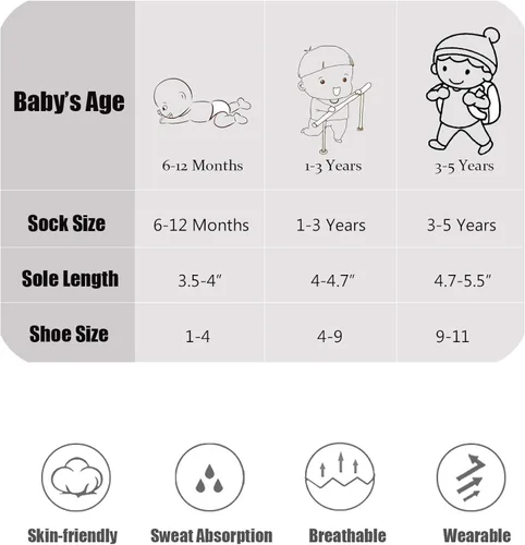 Miniatura 3 de Jamegio 816 pares de calcetines antideslizantes para niños pequeños con agarres para bebés y niñas