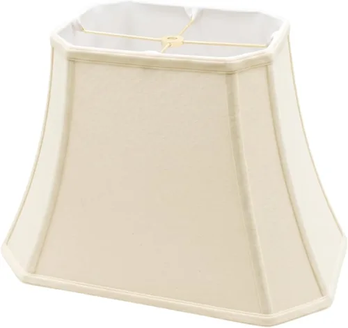 Miniatura 7 de Royal Designs, Inc. Pantalla de Lámpara Rectangular con Esquinas Cortadas, DBS-710-11BG, 6 x 11 x 8, Beige