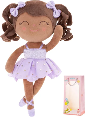 Miniatura 18 de Gloveleya Muñeca bebé niña regalo bailarina felpa suave muñeca púrpura claro Ballet Púrpura01