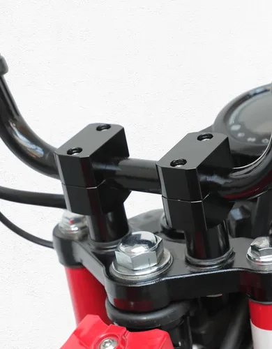 Miniatura 6 de KEMIMOTO Elevadores de manillar de motocicleta de 1 pulgada, elevadores de motocicleta de aleación de aluminio, altura de elevación de 1.5 pulgadas