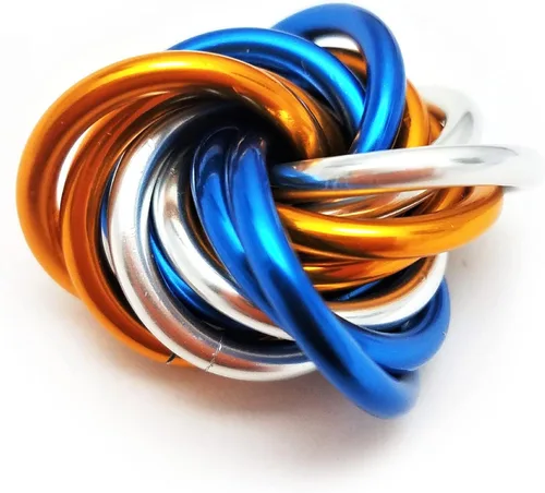 Miniatura 29 de Möbii Fidget Ball (MultiColor): Herramienta de alivio del estrés, ansiedad y estimulación para ADHD, silenciosa, ideal para el hogar, viajes, Rosa