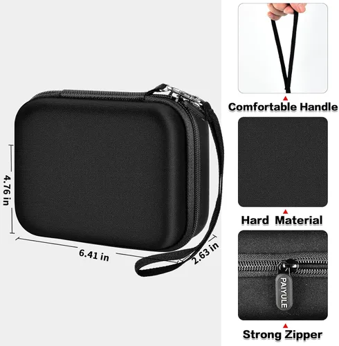 Miniatura 5 de Funda compatible con Bakugan para Baku Gear Pack, organizador de juguetes, almacenamiento para tarjetas Bakucores y figuras de acción ultra Negro