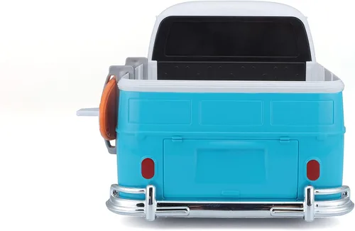 Miniatura 4 de Maisto Tech R/C 1:16 Escala 2.4 GHz VW Tipo 2 Pick-up con tabla de surf, azul con blanco