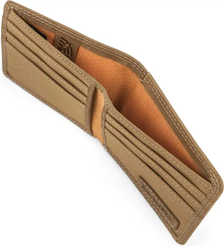 Miniatura 4 de Timberland PRO Cartera plegable RFID delgada de cuero para hombre con ventana trasera de identificación