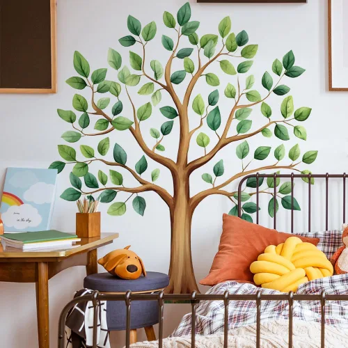 Miniatura 13 de Calcomanías de Pared de Cactus Boho Calcomanías de Pared de Sol Boho Plantas Tropicales de Cactus Verdes con Pájaros Calcomanías de Pared para Sala