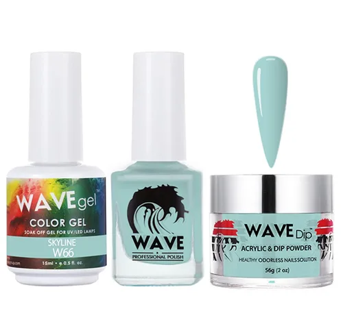 Miniatura 167 de WAVEGEL - Juego de gel de remojo, laca de uñas y polvo acrílico a juego - Colección Simplicity - #P109 Blizzard