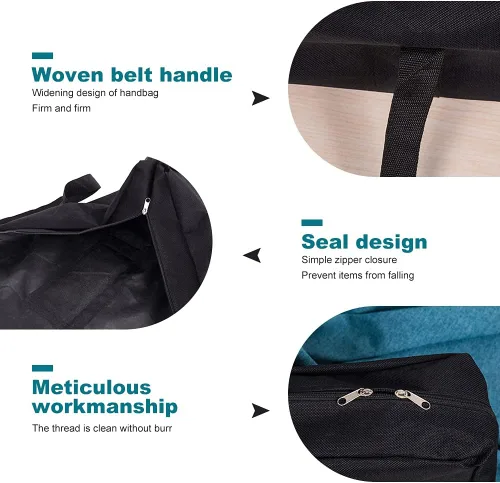 Miniatura 8 de Bolsa de almacenamiento de herramientas para barbacoa, bolsa de transporte de herramientas de parrilla Oxford, bolsa de transporte impermeable