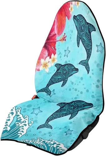 Miniatura 40 de Fundas de Asiento de Coche con Diseño de Sudadera de Girasol y Bandera Estadounidense para Coche, Camión, SUVs, Protector de Asiento Impermeable
