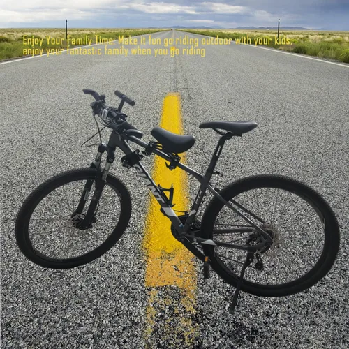 Miniatura 6 de Asientos de bicicleta montados en la parte delantera para niños Manillares de los niños Juego de pedales de bicicleta de montaña Asiento para niños