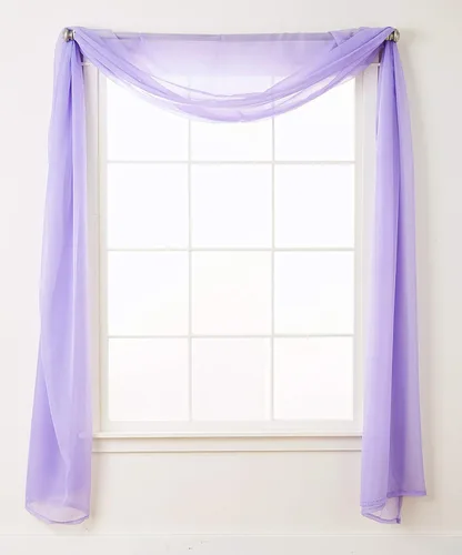 Miniatura 42 de Elegant Comfort - Cortinas transparentes de lujo con bolsillo para barra para cocina, dormitorio y sala de estar, Microfibra, Beige