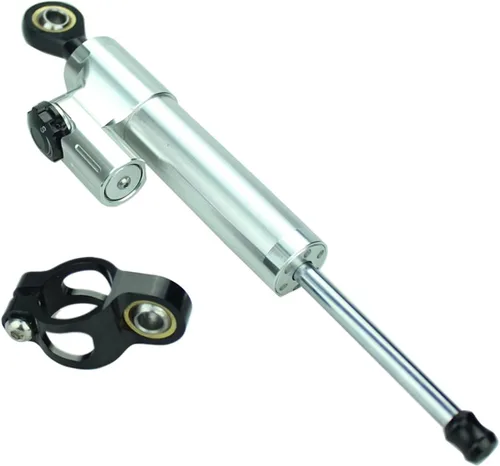Miniatura 21 de Amortiguador de dirección universal ajustable para motocicleta, compatible con GSXR 600 750 GSR750(K4) 2001-2005, GSXR600 2006-2010, GSXR1000