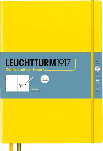 Miniatura 13 de Leuchtturm1917 - Cuaderno mediano de tapa dura para bocetos (negro) - 112 páginas de papel de 150 g/m²