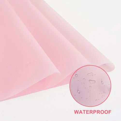Miniatura 3 de BEISHIDA 100 PCS Papel de Envolver Floral Rosa - Papel de Envolver Flores Mate Impermeable para Ramo, Suministros de Floristería, Manualidades DIY