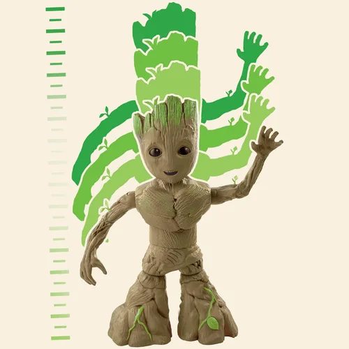 Miniatura 3 de Marvel Studios I Am Groot Groove 'N Grow Groot, figura de acción interactiva de 13.5 pulgadas, responde a la música y los sonidos, juguetes