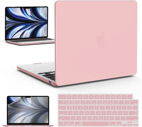 Miniatura 61 de IBENZER Funda para MacBook Air de 13 pulgadas 2026 2025 2024 2023 2022 M4 A3240 M3 A3113 M2 A2681, funda rígida con cubierta de teclado ScreenFilm