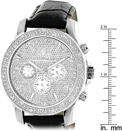 Miniatura 5 de LUXURMAN Mens Reloj de diamantes 0,25ct congelación