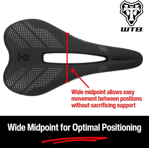 Miniatura 5 de WTB Gravelier Bike Seat (Saddle) - Fusion Form Base - Mountain, Gravel, Road & Bikepacking (4 Rail Options)