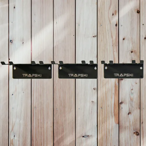 Miniatura 7 de TRAPAWAY Estante de pared Capacidad para 3 pares de esquís o tablas de snowboard por Bindings Organizador de garaje para herramientas,