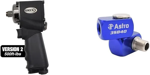 Miniatura 9 de Astro Pneumatic - Llave de impacto nano de 1/2 pulgada con enchufe giratorio de bola Flexzilla