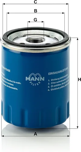 Miniatura 2 de MANN-FILTER W 712/15 Filtro de aceite giratorio