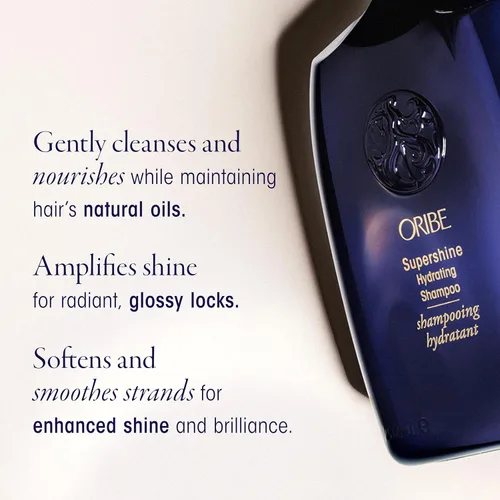 Miniatura 6 de Oribe Supershine Hydrating Shampoo - Hydrates, Moisturizes & Nourishes Dry Hair - Adds Shine & Softens Strands - Smooths Frizz & Flyaways - For All