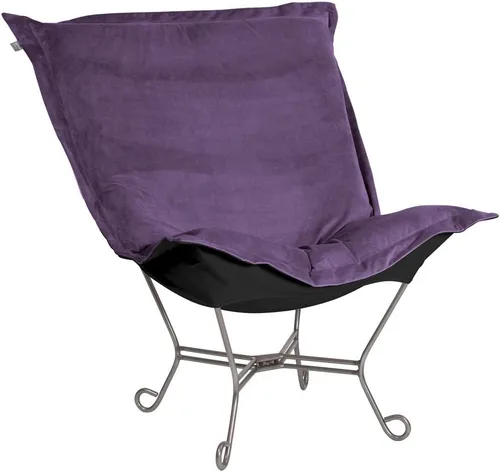 Miniatura 53 de Howard Elliott Collection Avanti Pecan - Silla de asiento oscilante con funda, silla multiusos de mariposa con marco de titanio, muebles de patio