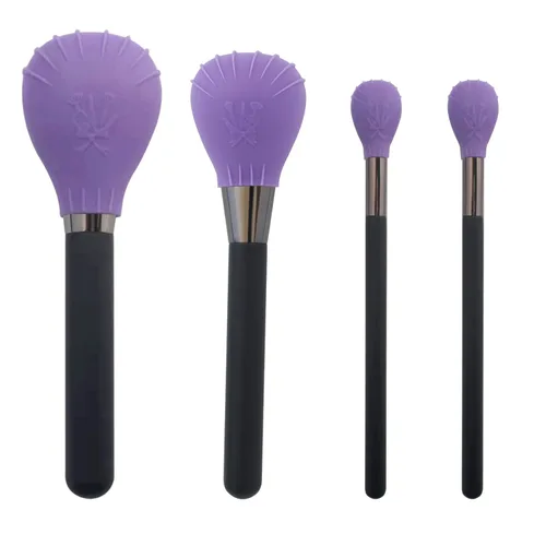 Miniatura 6 de LORMAY 4 fundas de silicona para brochas de maquillaje, burbujas de cepillo para proteger las cerdas de ser aplastadas y mantener la bolsa