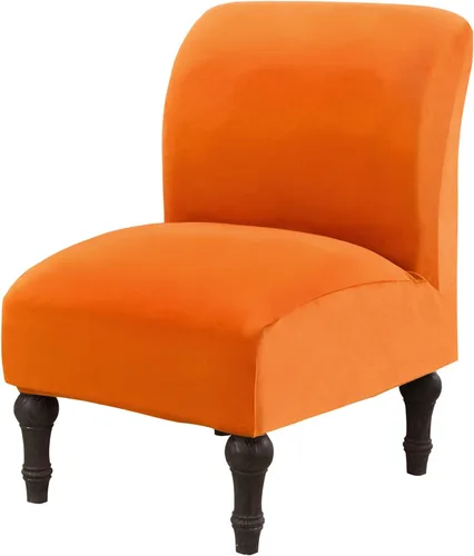 Miniatura 19 de JIAN YA NA Funda para Silla de Acento sin Brazos, Funda Elástica para Silla sin Brazos de Spandex, Fundas para Sillas sin Brazos, Funda para Silla
