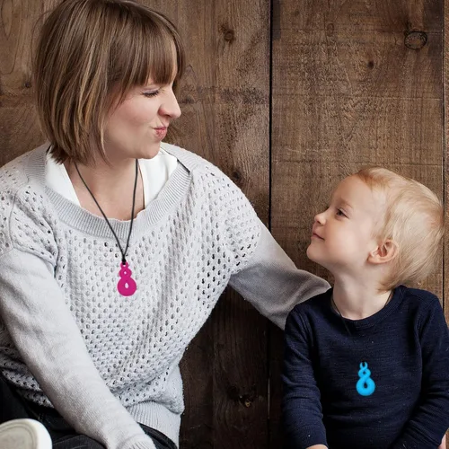 Miniatura 3 de Collares masticables para niños con autismo, TDAH, SPD o necesidades especiales, collar masticable de silicona sensorial para niños, niñas, adultos