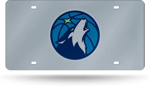 Miniatura 16 de Rico Industries Placa de matrícula metálica con incrustaciones láser de la NBA