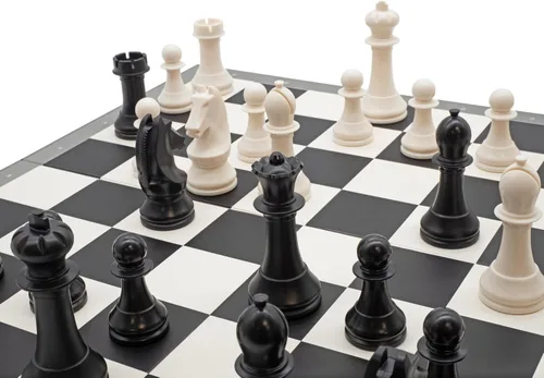 Miniatura 4 de World Chess Juego de campeonato oficial completo de reinas extra para niños y adultos, juego de mesa con peso (reinas extra)
