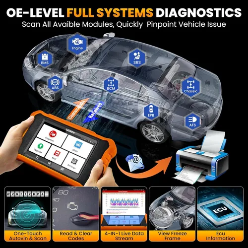 Miniatura 2 de Escáner LAUNCH Creader Elite V3.0 OBD2 2026 para VW Audi Skoda Seat, herramienta de escaneo bidireccional de sistemas completos para vehículos VAG