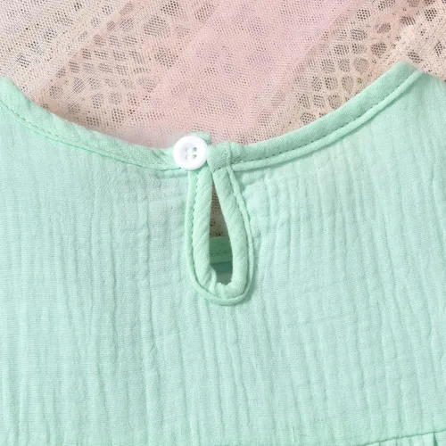 Miniatura 7 de HINTINA Vestido de verano sin mangas con bordado étnico mexicano