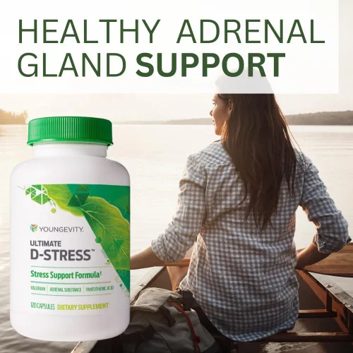 Miniatura 2 de Youngevity Ultimate D-Stress™ - Suplemento natural para aliviar el estrés con magnesio, extracto de raíz de valeriana y vitaminas B - Apoya la salud