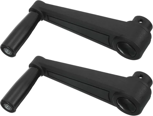 Miniatura 6 de uxcell 2 piezas de mango giratorio de 0.315 x 3.346 in (diámetro x L), mango de manivela de torno universal de repuesto para máquina de molienda